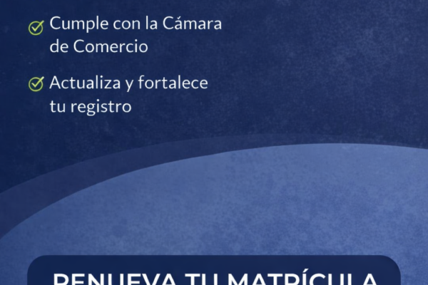 Renovación de Matrícula Mercantil