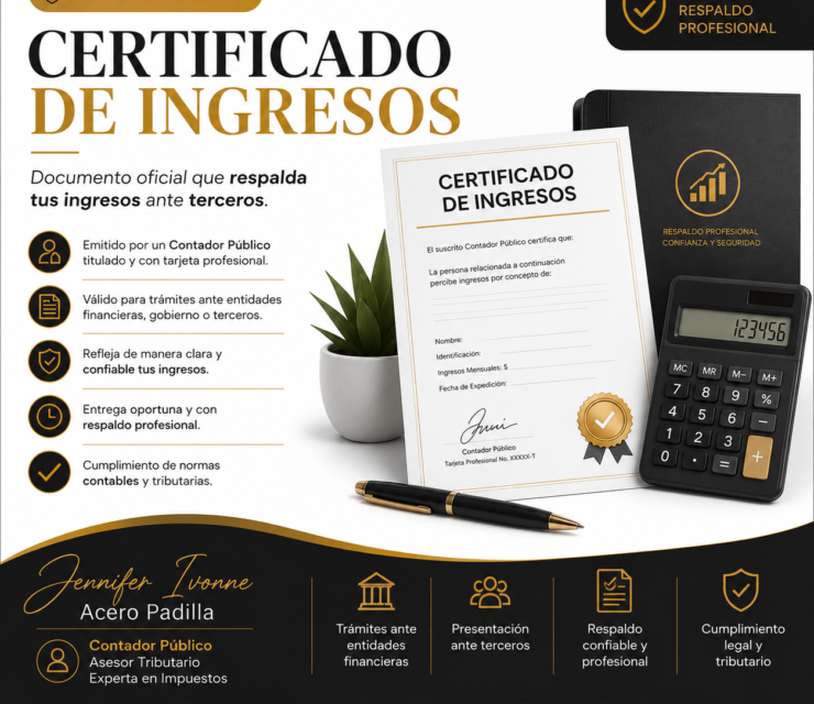 Certificado de Ingresos