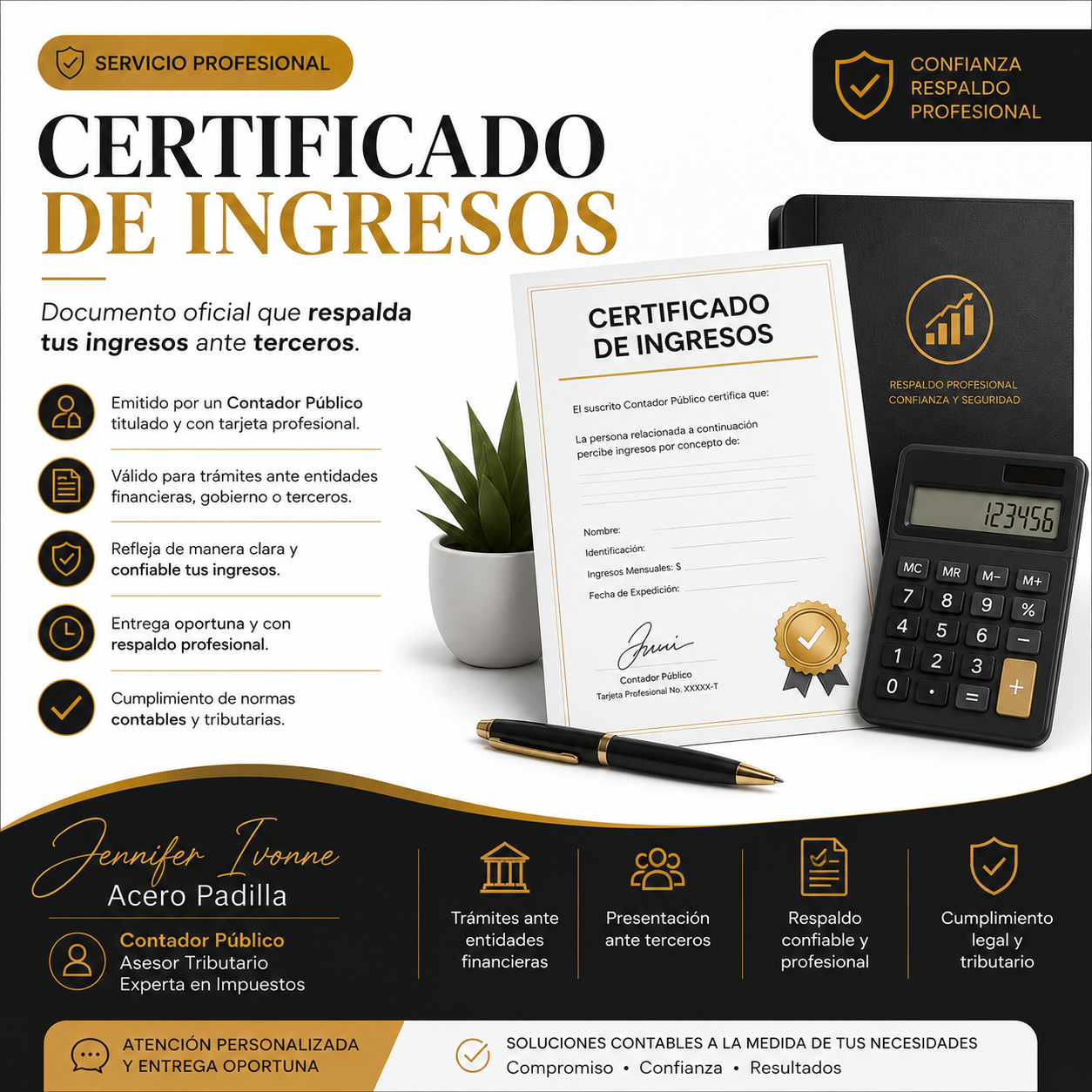 Certificado de Ingresos