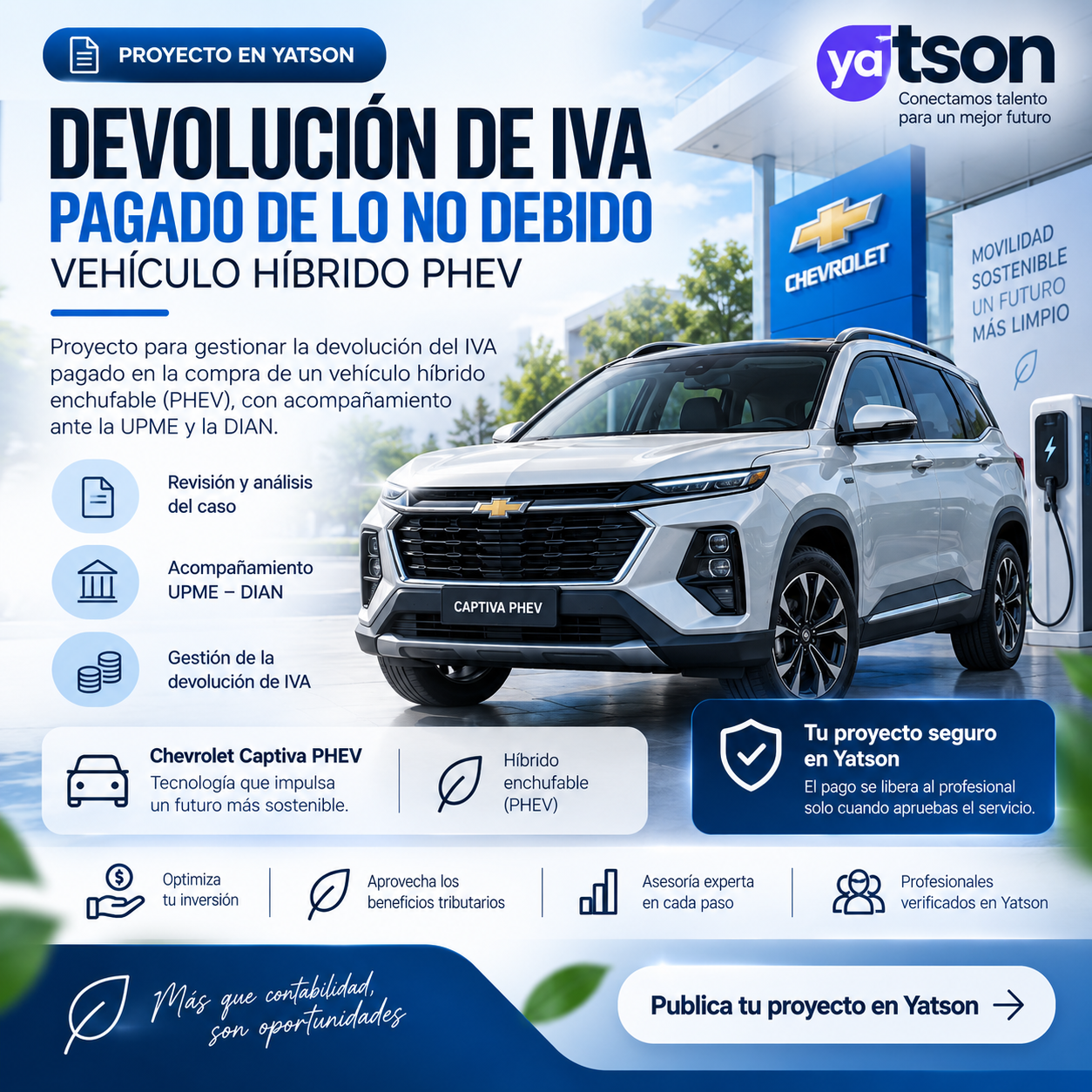 Devolución de IVA pagado de lo no debido – Chevrolet Captiva PHEV